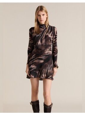 Mango Animal Print Dress